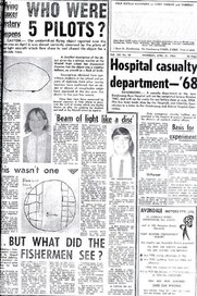 Westall UFO Sighting Newspaper