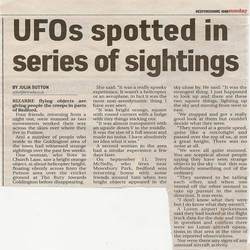 Rendlesham Forest UFO Newspaper